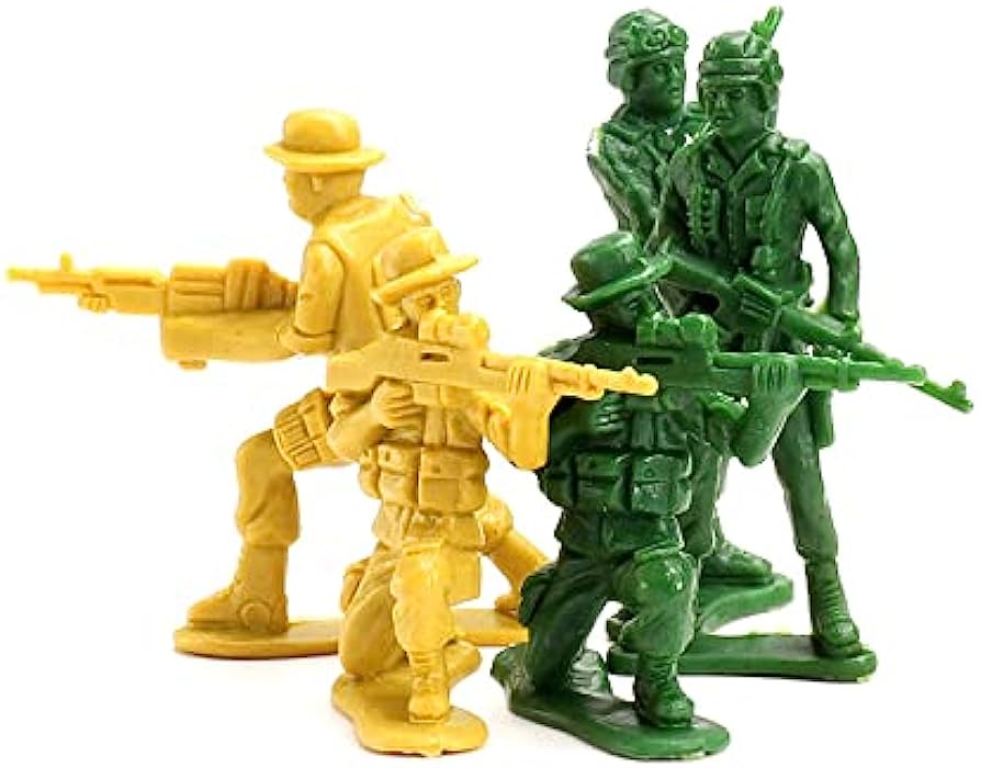 Military Force Army Soldier Toy Set - War Man Action Figure Toys Set For Kids Boys Girls - Fighting Soldiers