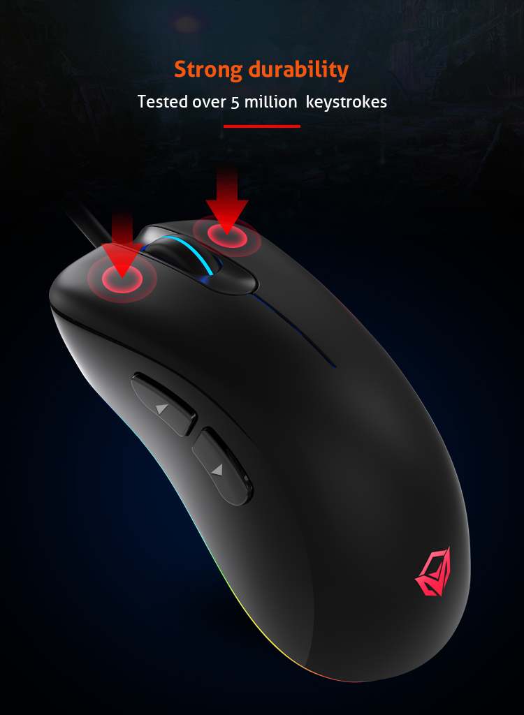 MeeTion GM19 RGB Gaming Mouse for Professional e-sports 6400DPi 18 7696fb61f47121ca3a23e235a32c29df
