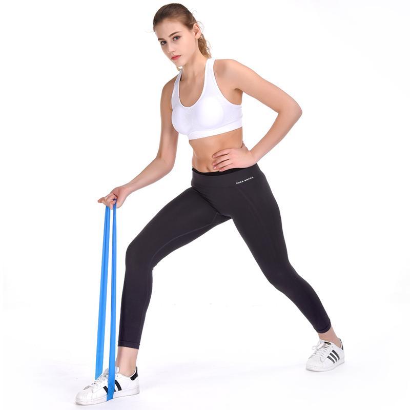 Fitness Band Unisex Yoga Sports Elastic Expander Resistance Bands Elasticas Pull Rope Crossfit Bodybuildiing - 1 Piece Random Color