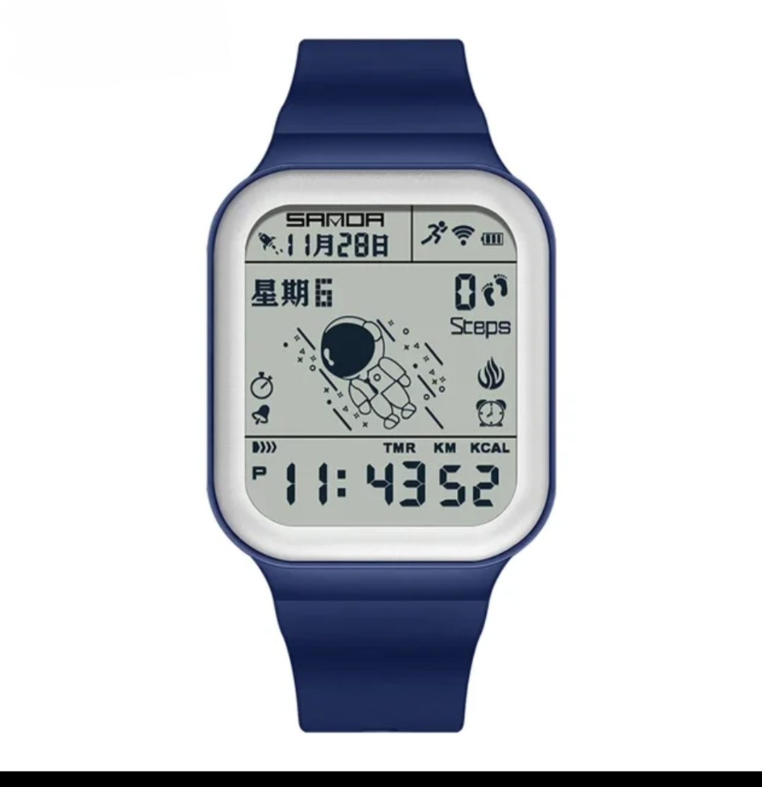High Quality Digital Led Sport Watch New Design Sport Watch For Men Water Resistant Student Sport Watch Digital Unisex Sports Watches Digital Watch With Alarm Clock - Sport Digital Watch - Kids Watches For Boys - Square Teenage Student Sport Watch"