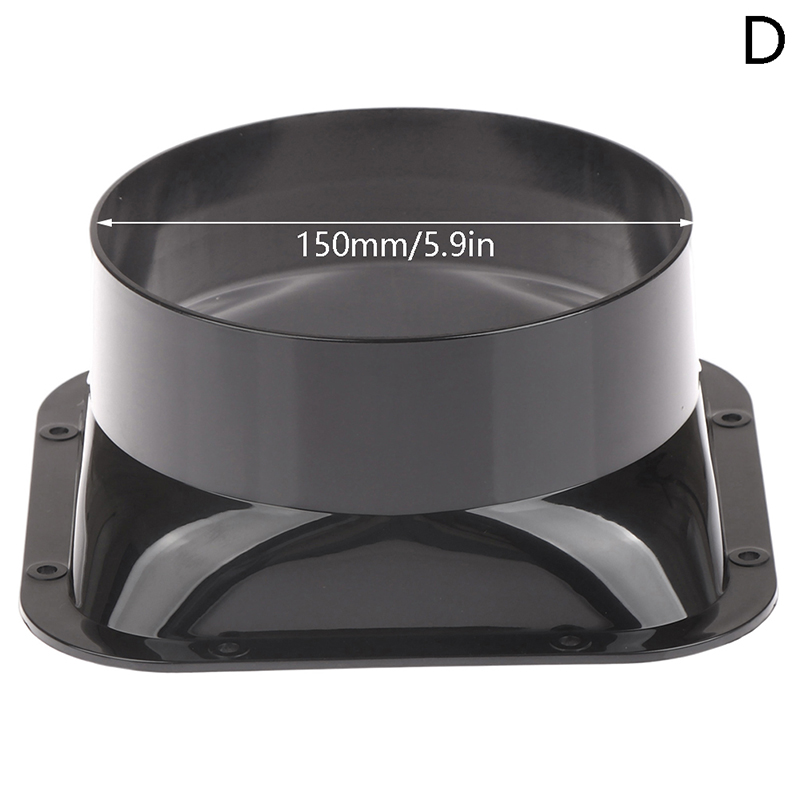 100150mm Long Flange Duct Fan Hose Connector Air Ventilation Adapter
