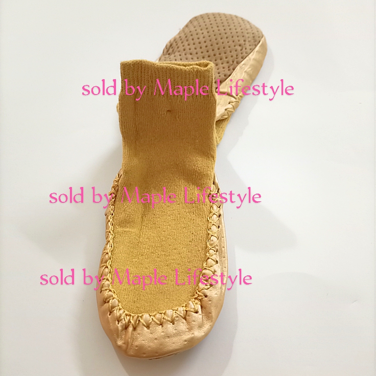 Babies Toddler Infant first Walker Soft Warm leather bottom Carpet/Floor Booties Socks (1 pair) by Maple Lifestyle