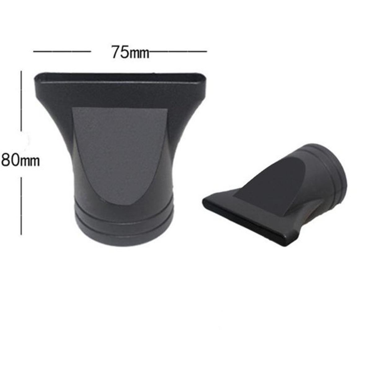 PACK OF 2 Plastic Flat Hair Dryer - universal nozzel - Narrow Concentrator Nozzle