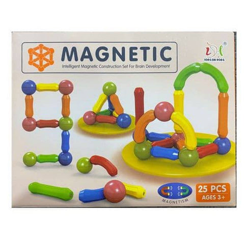 Magnetic Magic Stick 25,36,42,64 Pcs Building Set Puzzle Toy Educational Creative Toys Intelligent Children Diy ,Stick Construction Puzzles For Kids
