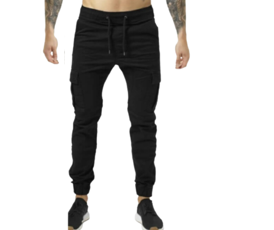 ZRK Garments  - Stylish Cargo Pocket Trousers For Men terry Fabric