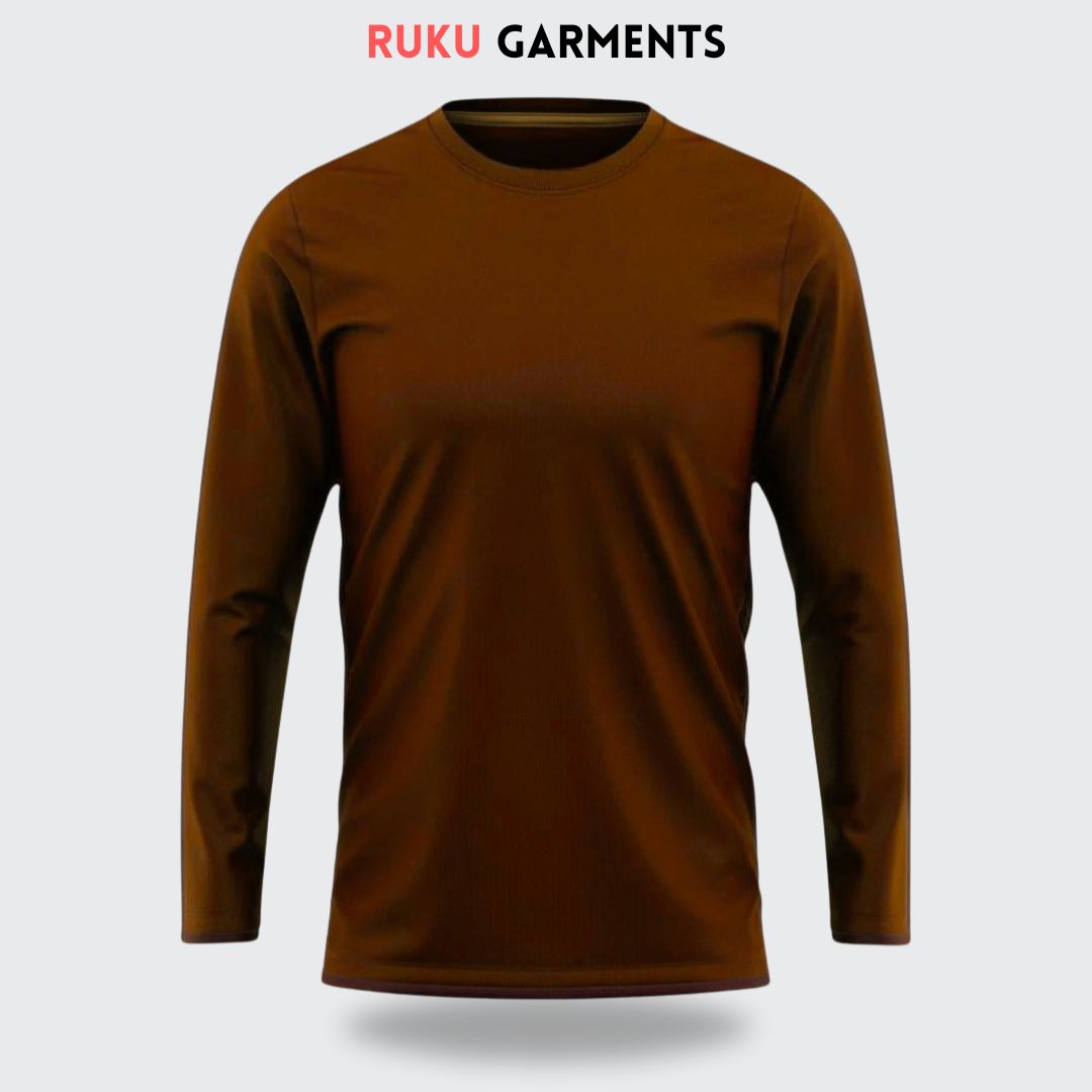 Ruku Garments | Long Sleeve Plain Tshirt For Men | In All Colours