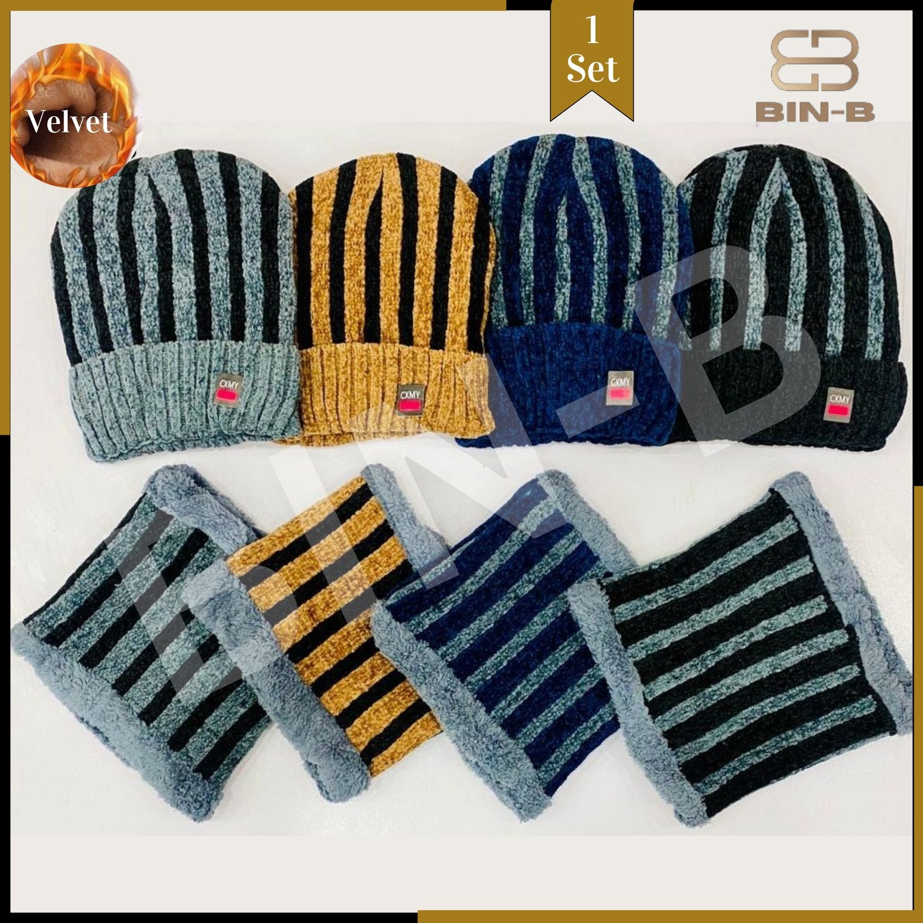 Beanie cap-Wool cap with neck warmer for men women| Winter cap for Unisex