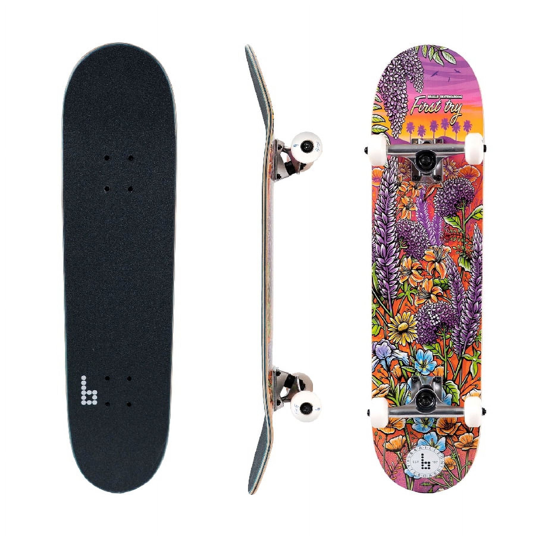 17 Inch Skateboard - Compact & Durable Board for Kids & Adults