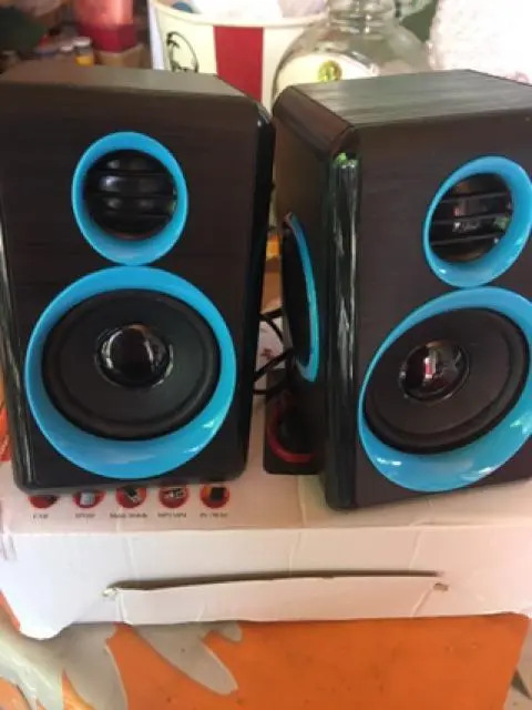 USB 2.0 Powered Multimedia FT-165 Speaker Volume Control Shouting Sound Solid Bass Desktop Table Speakers