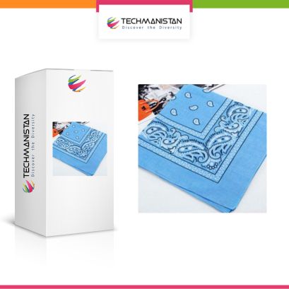 Techmanistan Trending Paisley Bandana Scarf, Bandana for Girls, Bandana for Men Head