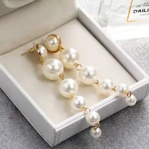 Fashion Jewelry Pearl Drop Earrings For Girls