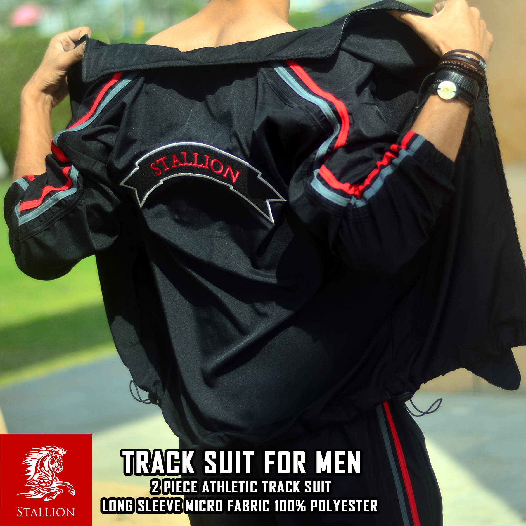 All Season Track Suit For Women Stallion Apparel Athletic Long Sleeve Micro  Polyester Fabric