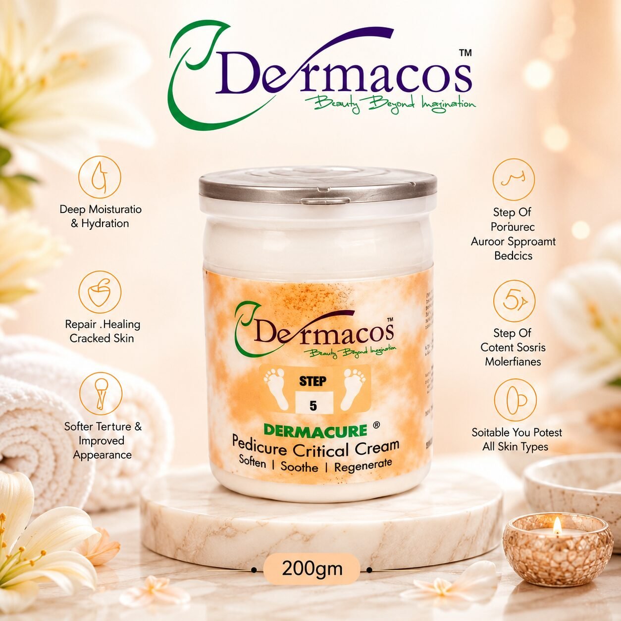 Pedicure Critical Cream (200gm) | Body Care