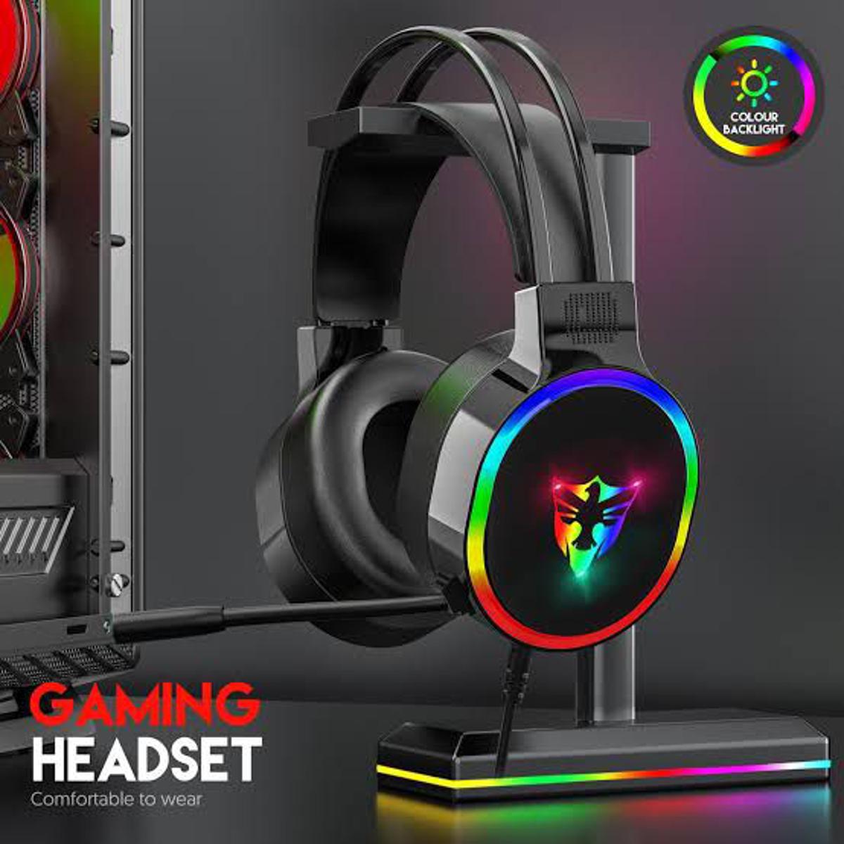 USB Gaming Headset G607 With RGB / LED Lights