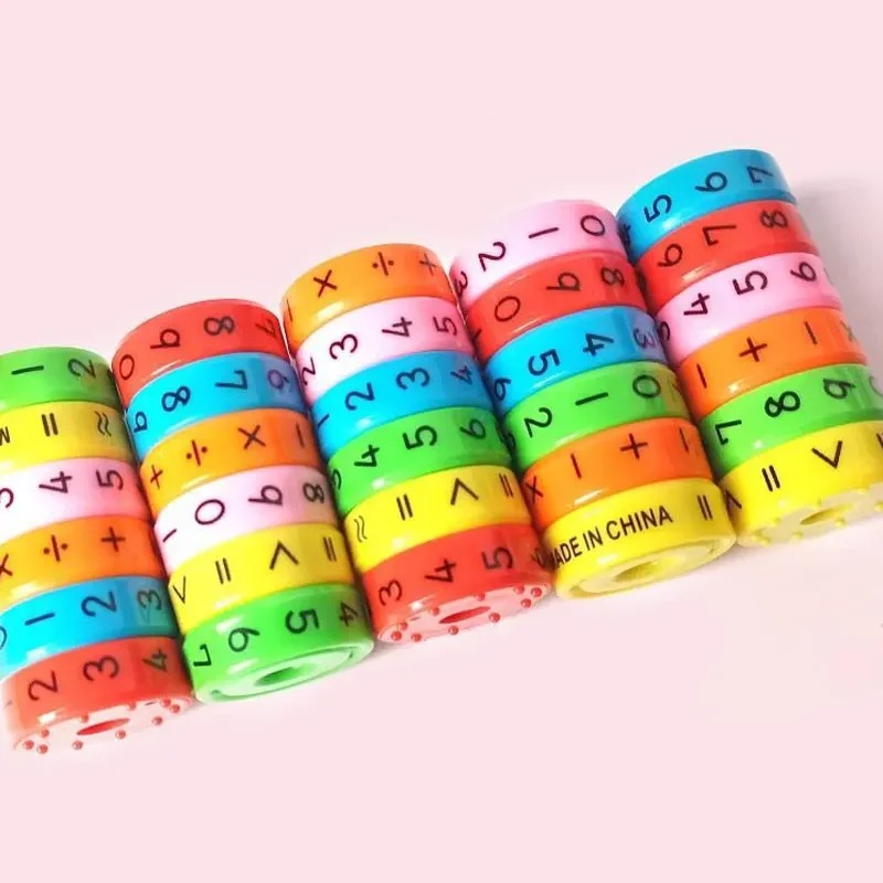 Children Numbers Magic Digital Cube Toy Montessori Puzzle Game Kids Learning Educational Math Magnetic Block Calculate Game