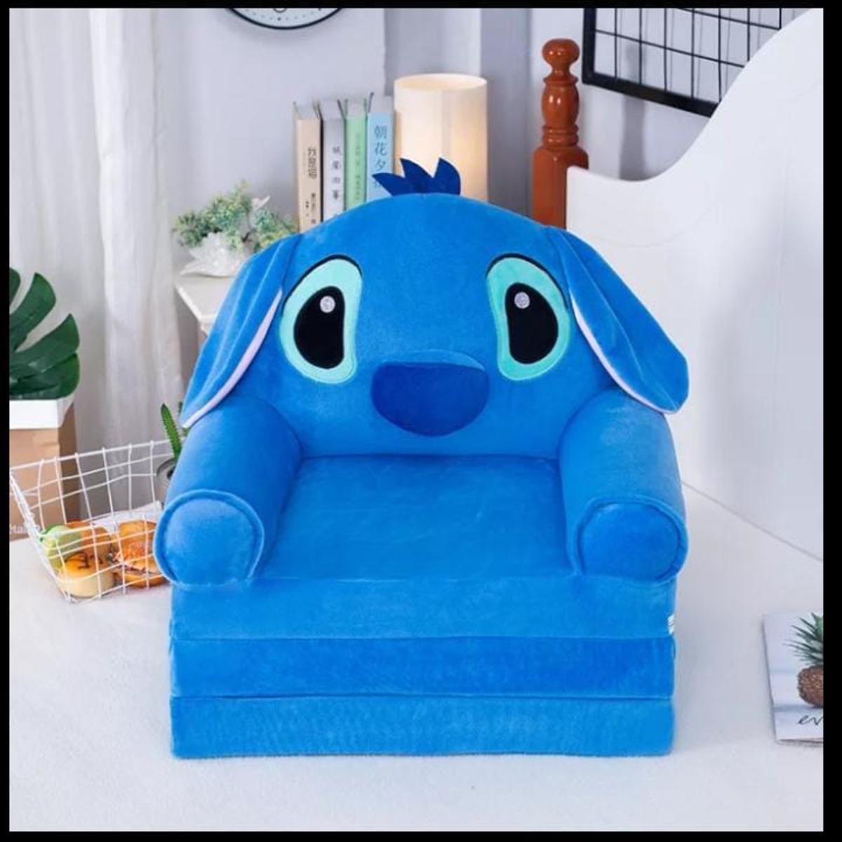 Adorable Cartoon Animal Children Seat Sofa Lounger Bed Children Foldbale Sofa