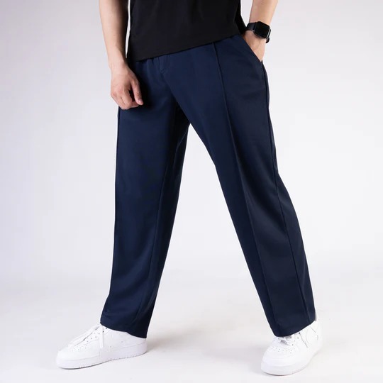 Oversized Wide Leg Baggy Trousers For Men - Trouser for Summer Wear Terry Stuff Multicolor