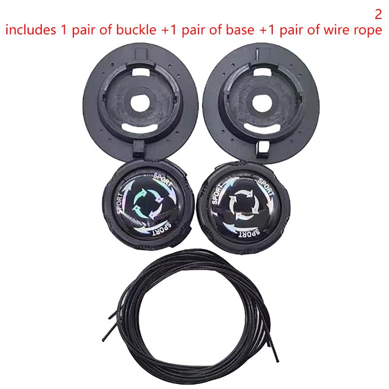 Adjustable Buckle Rope Sneaker ShoeLaces Universal Lock Lazy Laces Sneaker ShoeLaces Shoe Accessories Wire Swivel ShoeLaces for Kids and Adult