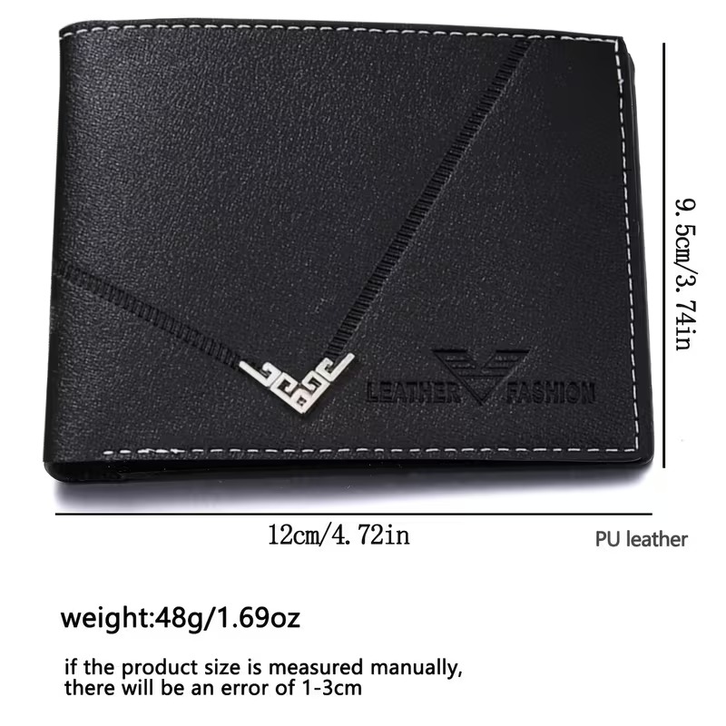 2PCS Men’s Quartz Watch + Wallet Combo | Luxury Analog Wrist Watches with Slim Wallet | Stylish Gift Set for Men