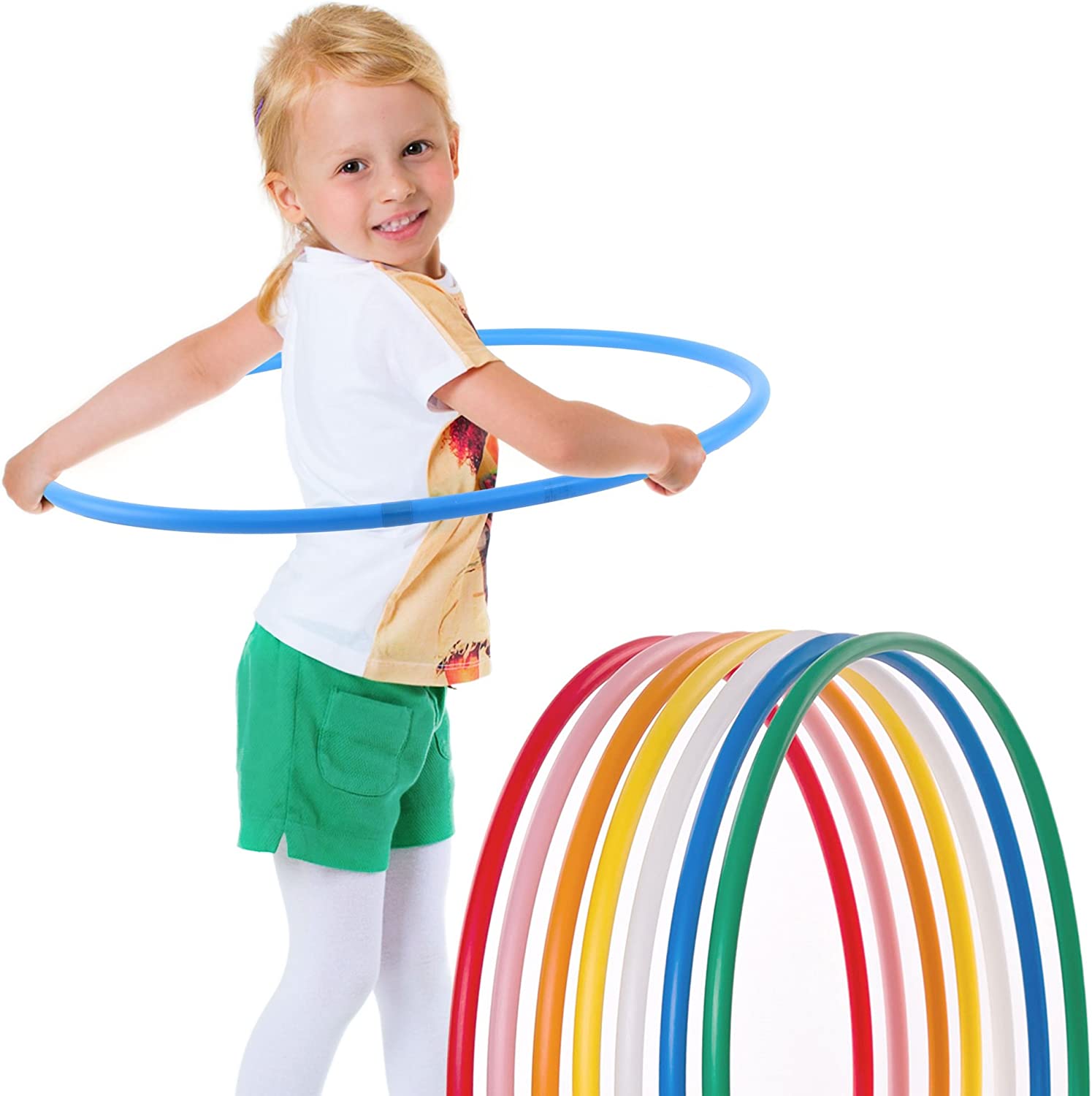 Plastic Hoop Polythene Ring Kids Gym Workout Hula Hoop 24 Inch