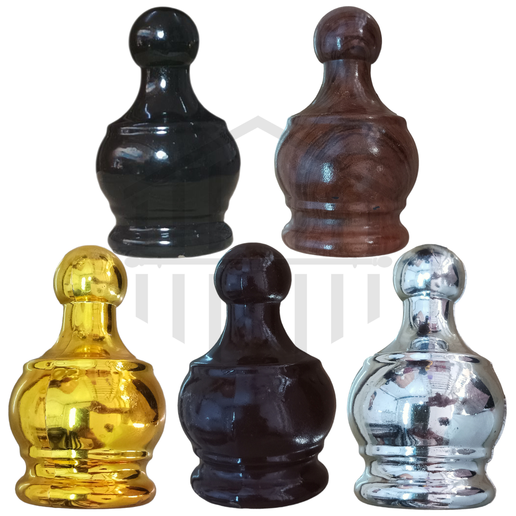 Curtain Rod End Stoppers, Durable Fiber unbreakable material end stoppers ,Minimalist Design