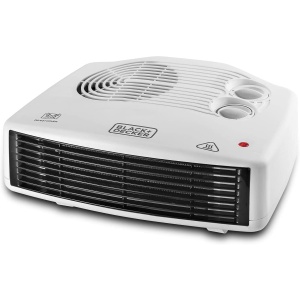 Black+Decker 2400W Horizontal Fan Heater , White - HX230-B5