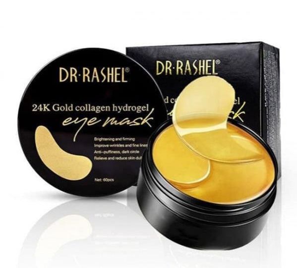 60/PcsBox 24k Gold Collagen Hydrogel Eye Mask Improve Wrinkles Anti Puffiness Dark Circle Remove