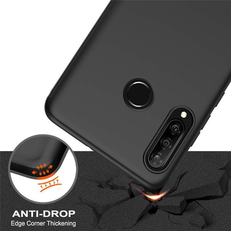 Huawei P30 Lite Matte Black Soft Silicon Back Cover
