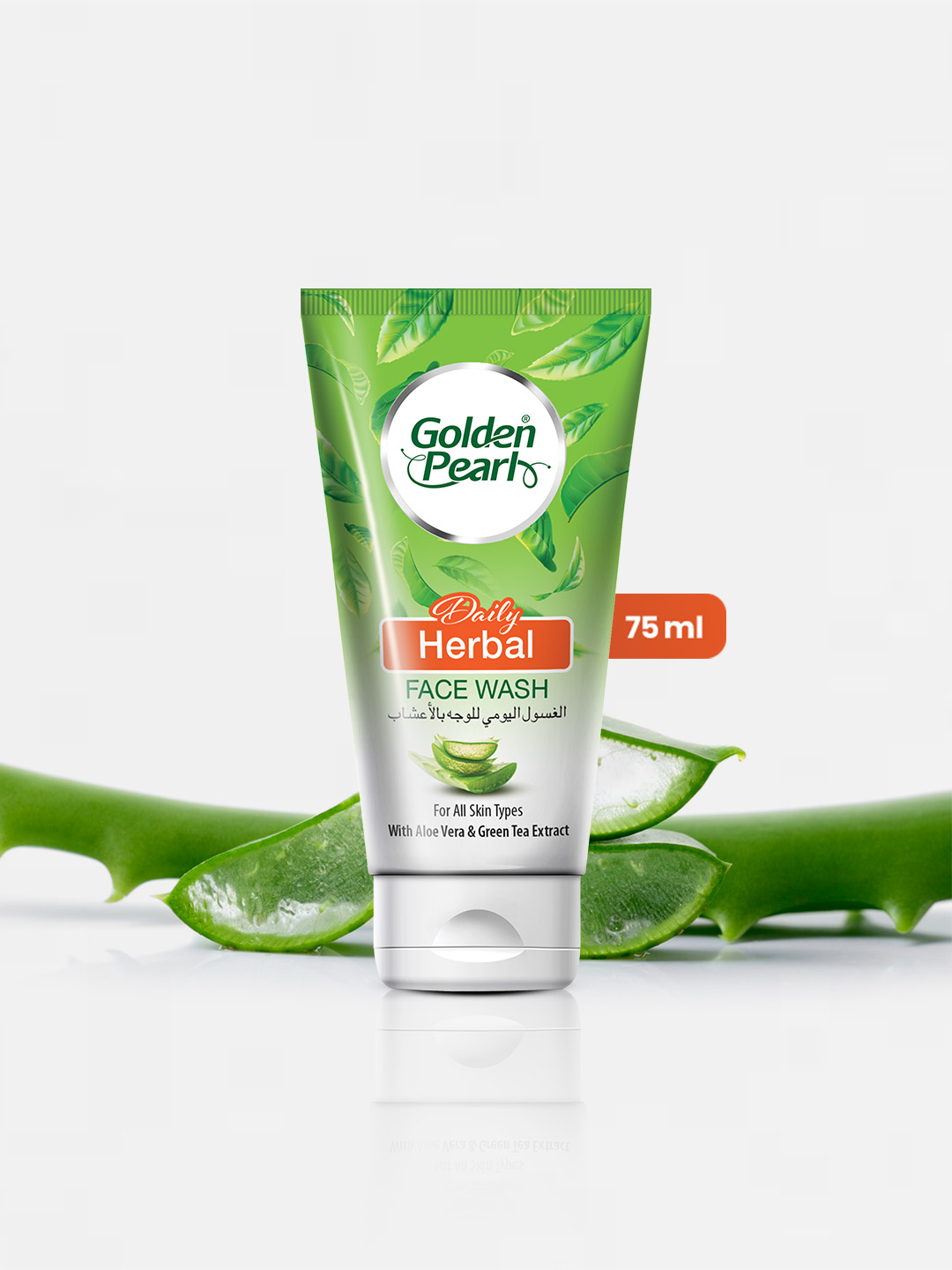Golden Pearl Herbal Face Wash Natural Skin Care 75 Ml