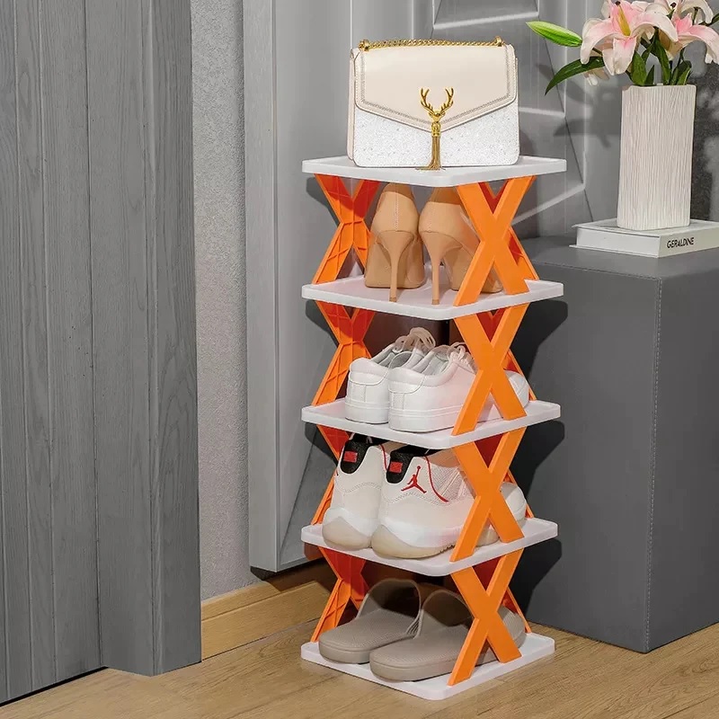 Vertical Shoe Tower, 4 Layers, 5 Layers Shoe Rack, Small Shoe Stand