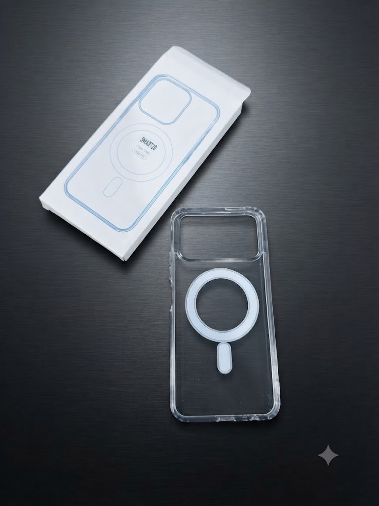 Infinix Smart 20 Magnetic Case Shockproof Transparent Clear Cover for Infinix Smart 20 Magnetic Case