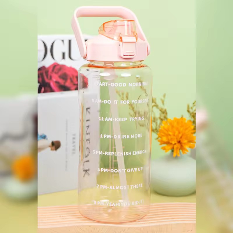 Water bottles for women new summer portable design capacity 2000ml