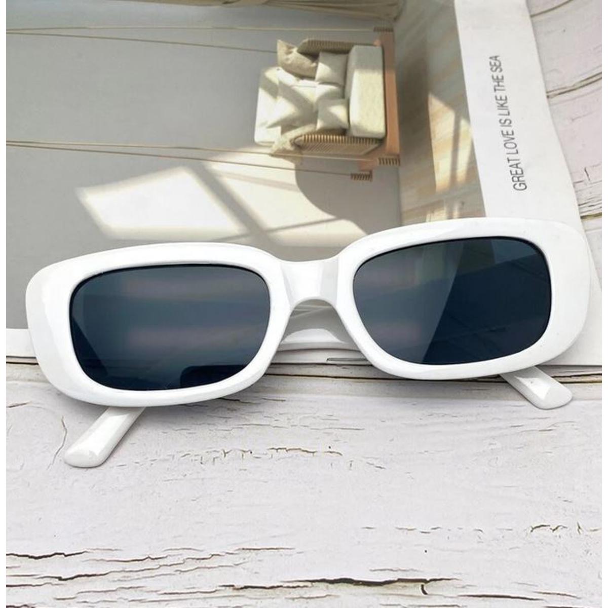 Classic Rectangle Leopard Frame Sunglasses For Women