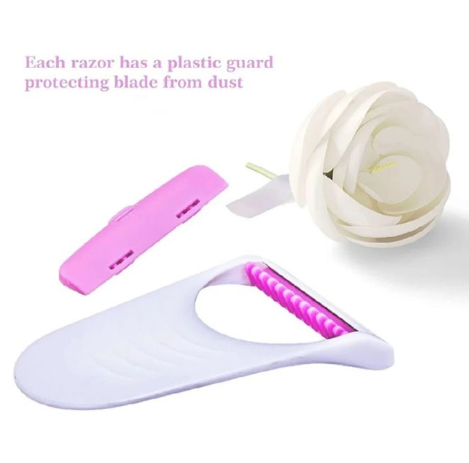 Safit Women Razor / Safit Disposable Women Body Shaving Razor / Ladies Razors / Ladies Body Shave Razors / Girls Soft and Sensitive Skin Body Hairs Removing Razor / Women / Ladies / Girls Safit Hairs Trimer Blade / Dispisable Body Hairs Removal Razor