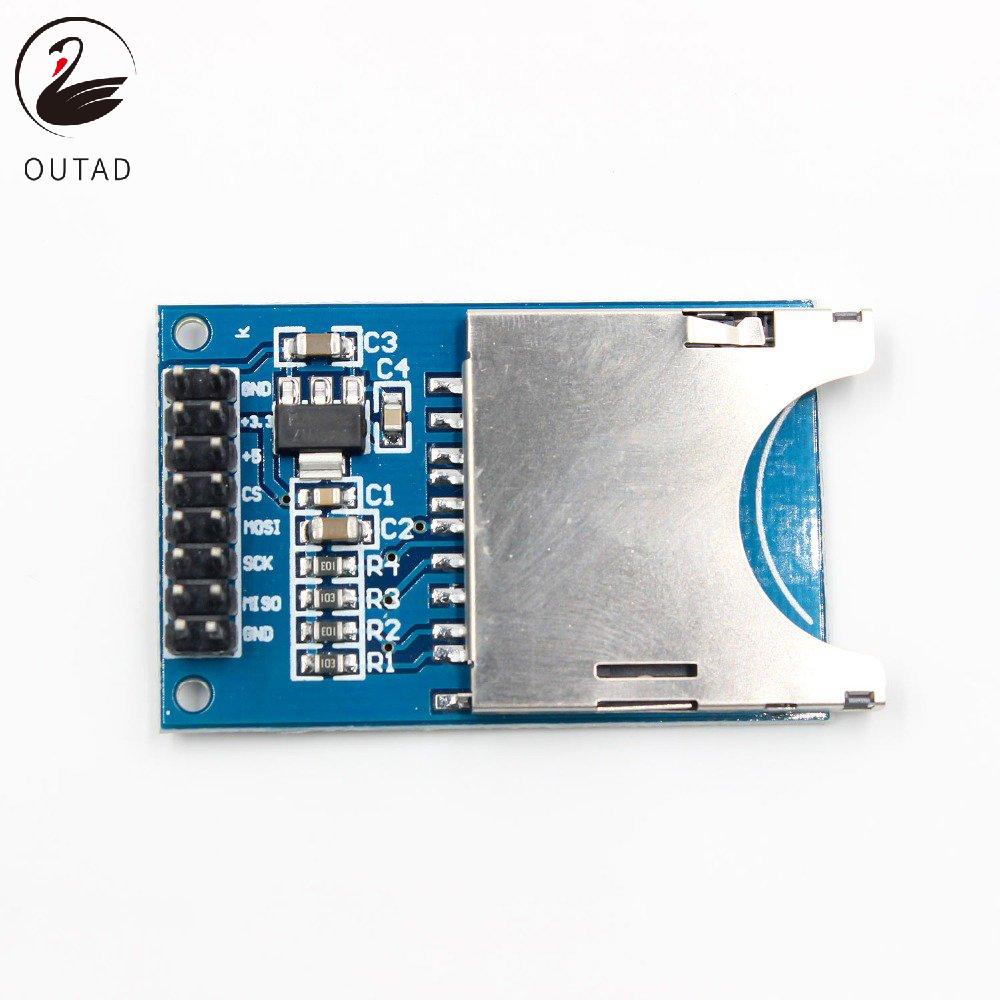 Sd Card Reading And Writing Module Mcu Sd Spi Interface Sd Card Socket ...