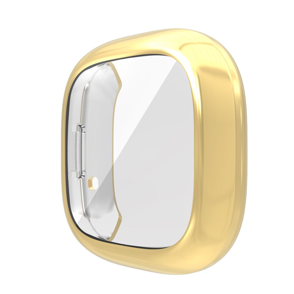Schutzhülle Für Fitbit Versa 3 & Sense – Schickes TPU-Case In Gold Mit Displayschutz