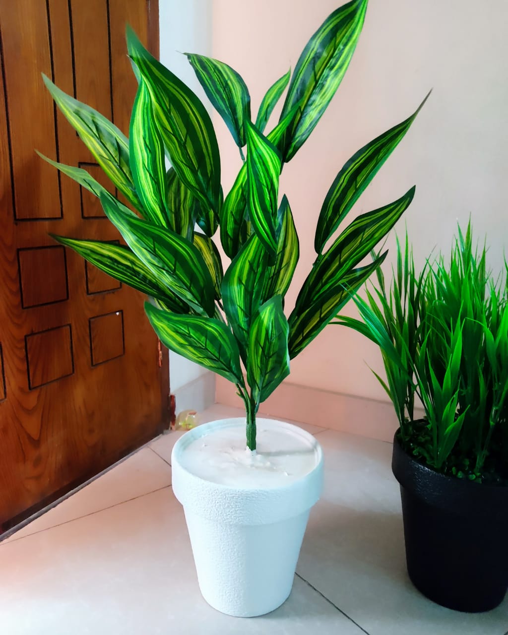 Artificial Plants for Home Decor Indoor, Faux Plants, 12 leaves Plants for  Living Room Decor 1.8 ft Height | Daraz.pk
