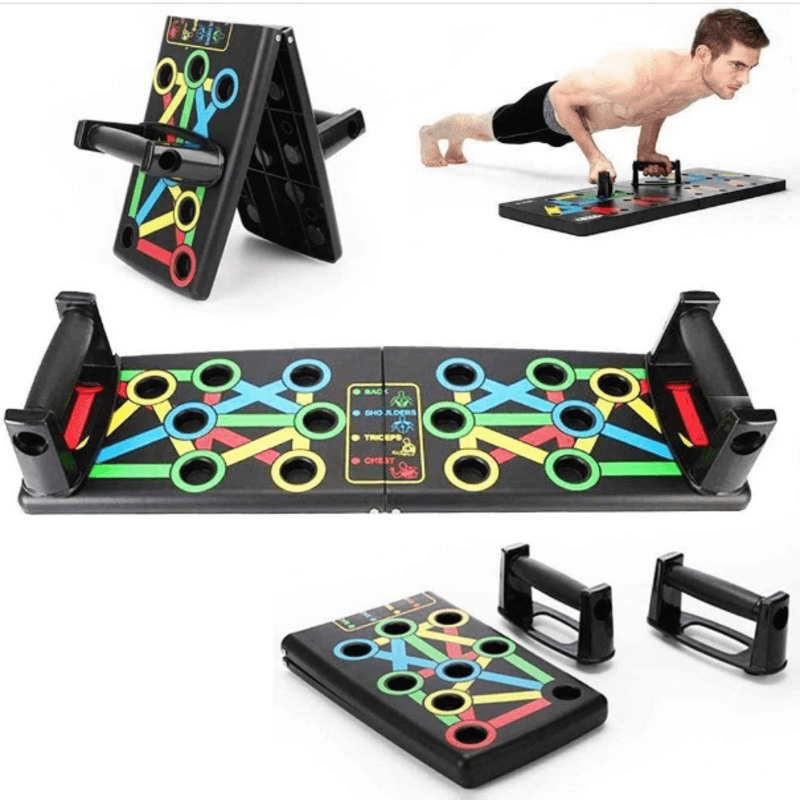 Complete 9in1 PushUp Rack Board Your Ultimate Fitness Workout