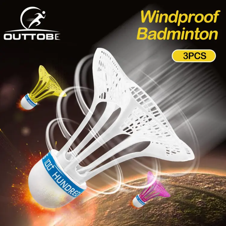 Plastic sale badminton shuttlecock