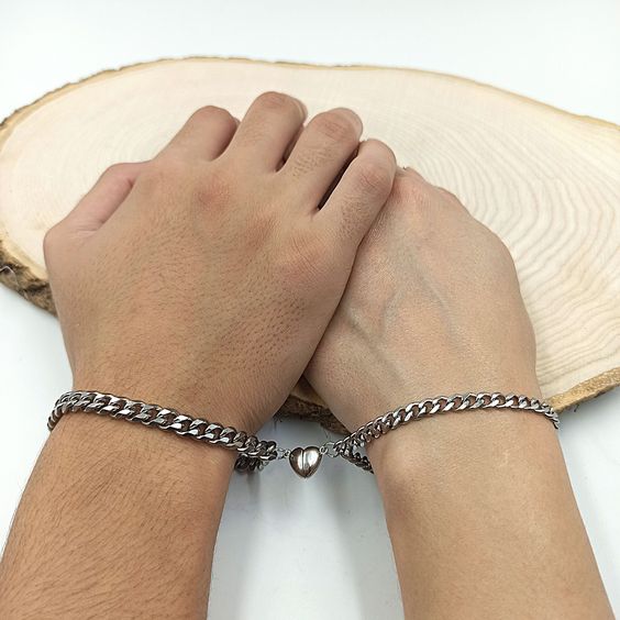 Magnetic Bracelets for Couples I Cute Bracelets I Romantic Original Gift