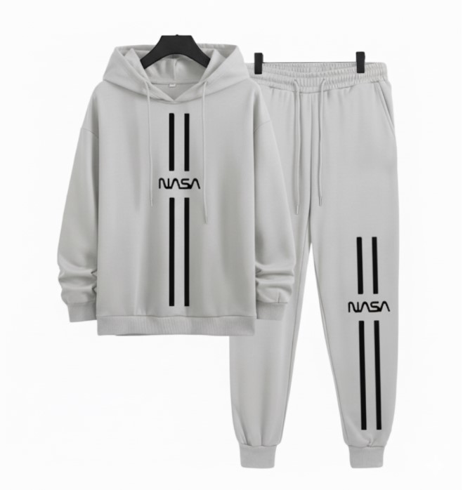 NASA Print Winter Track Suit Hoodie and Trouser