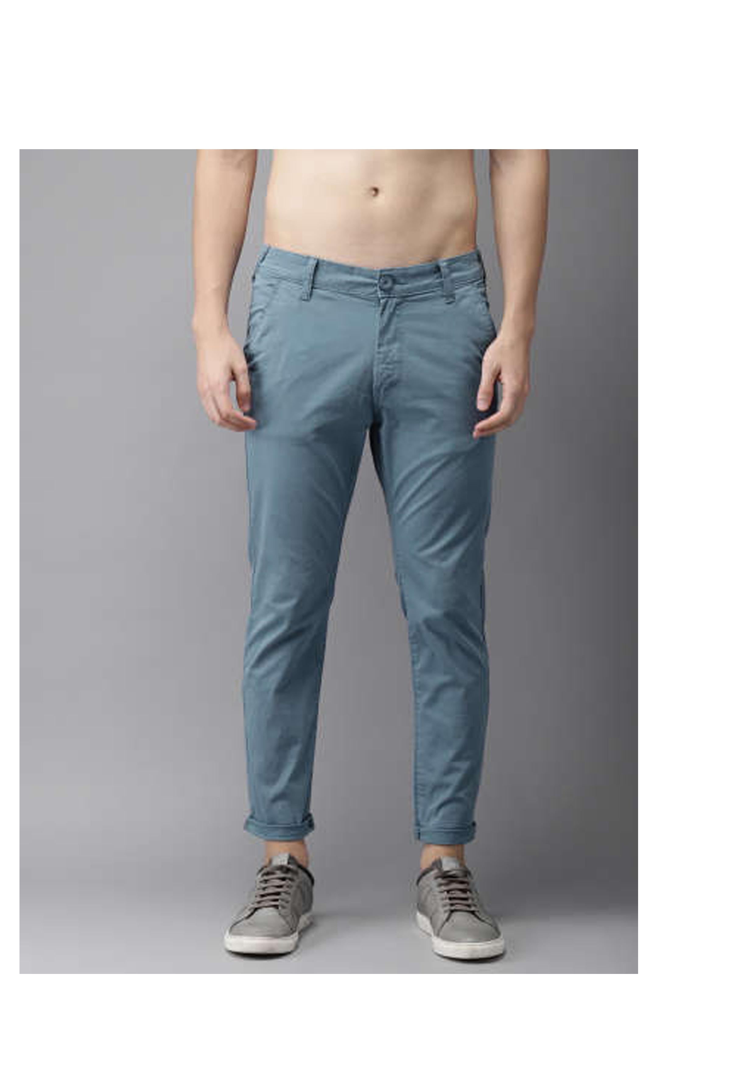 Cotton Jeans For Men Narrow Bottom 