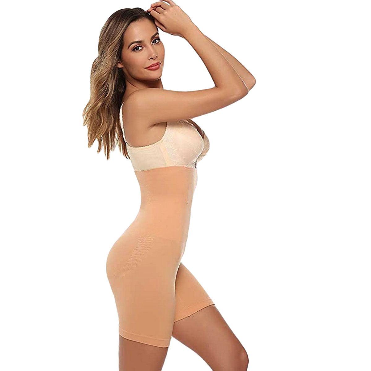 Tummy Control Compression High Waist Panties Shaper for Women Shapewear Shorts for Smart Dresses Fits 34 to 40 Inch Waist