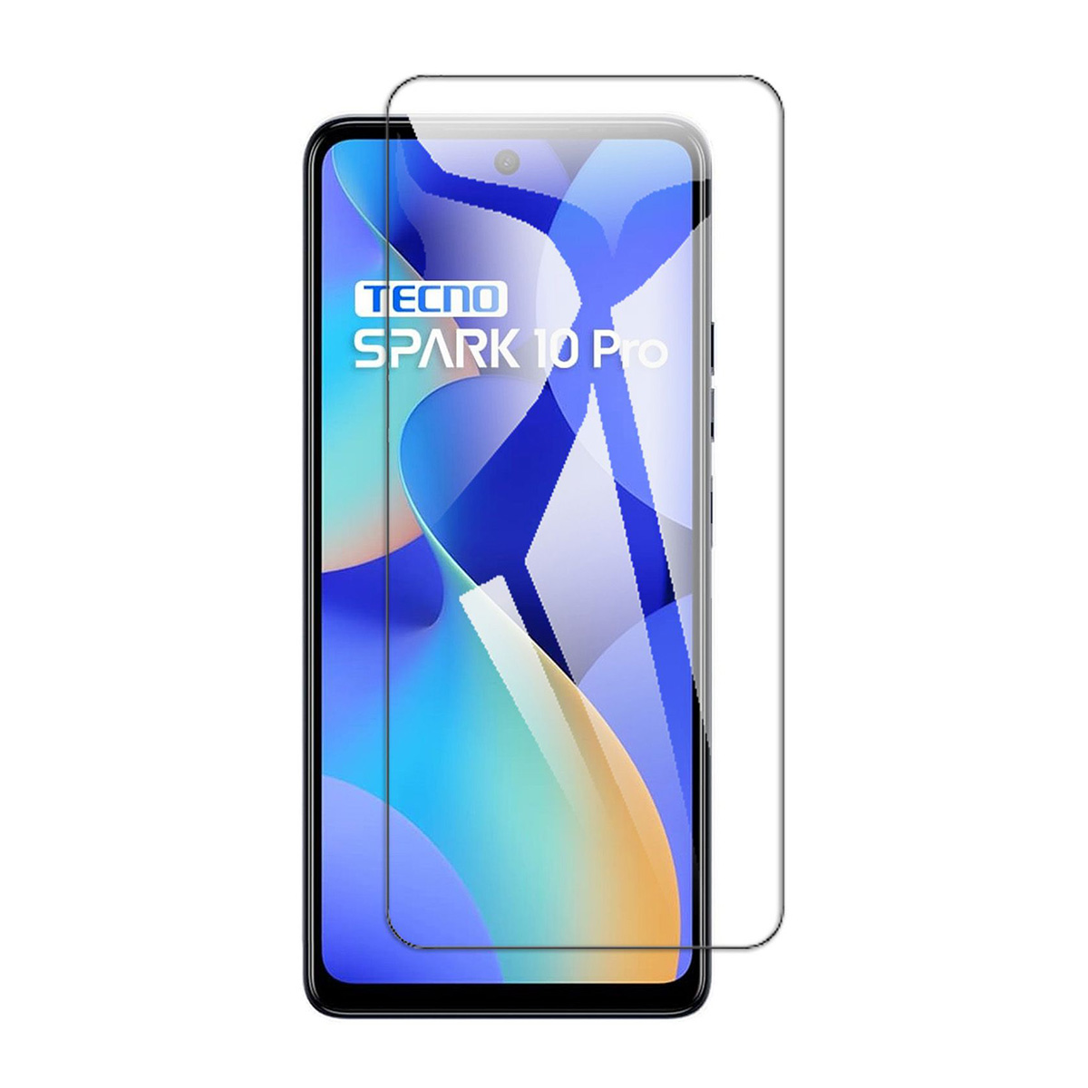 Tecno Spark 10 Pro Glass Protector, Polished Screen Tempered Glass with Scratch Resistance price in Pakistan
