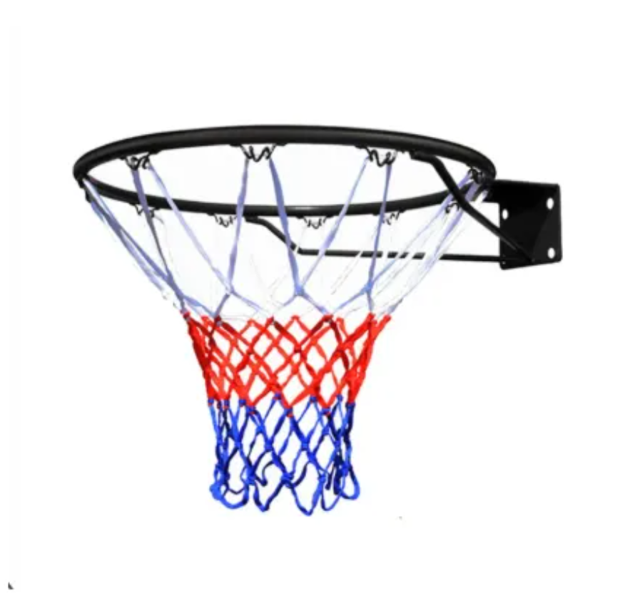 Basketball Net With Ring - Black