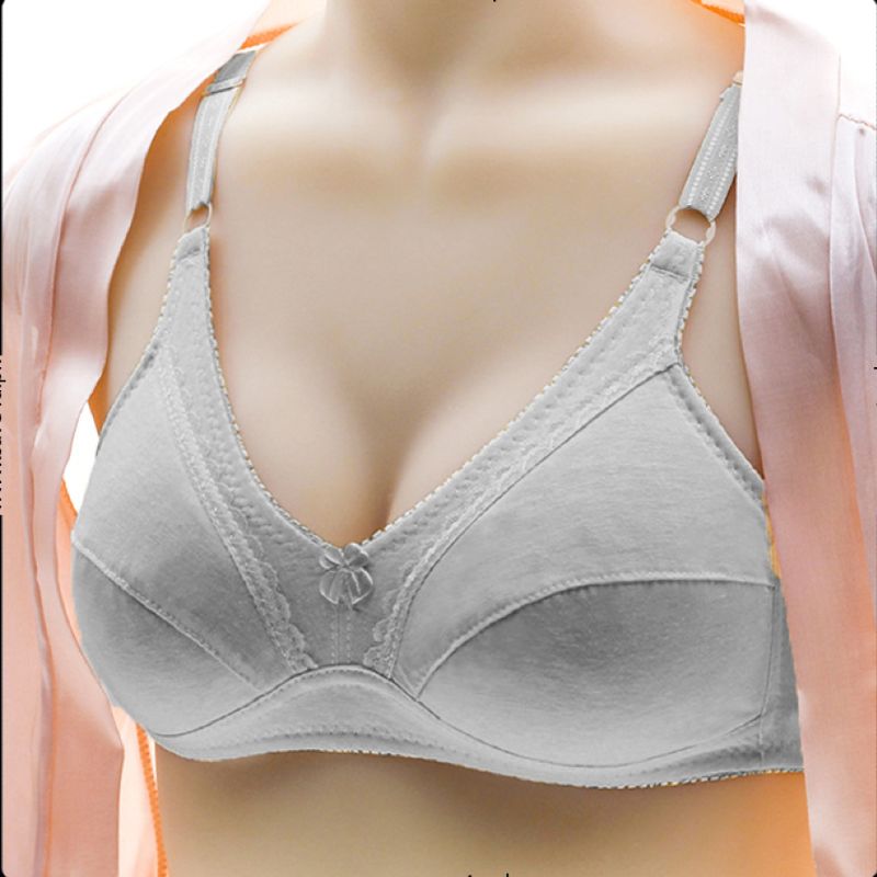 Ladies Full Coverage Comfortable Cotton Non-Padded Wireless Bra – Save4u