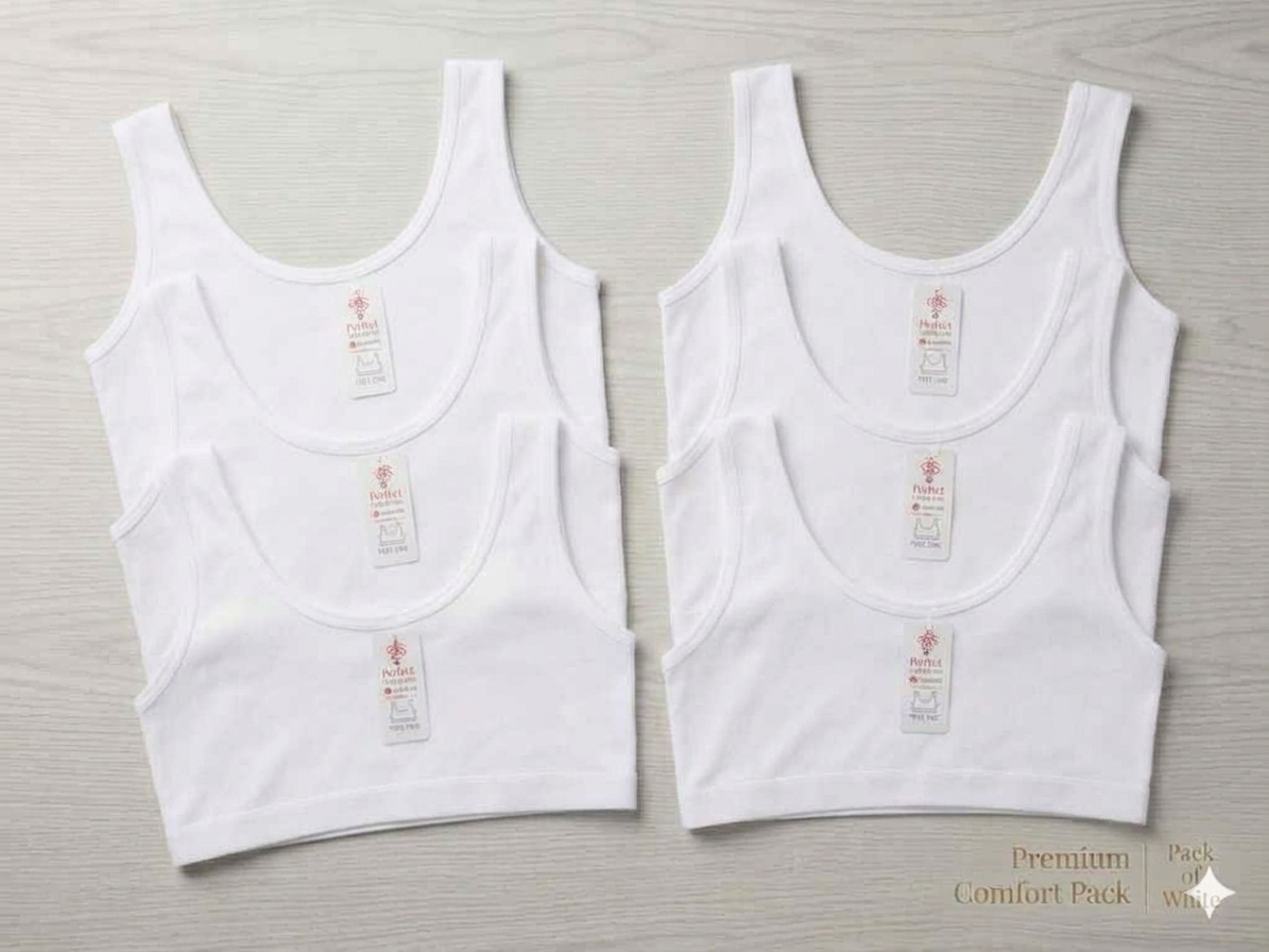 Pack of 6 White