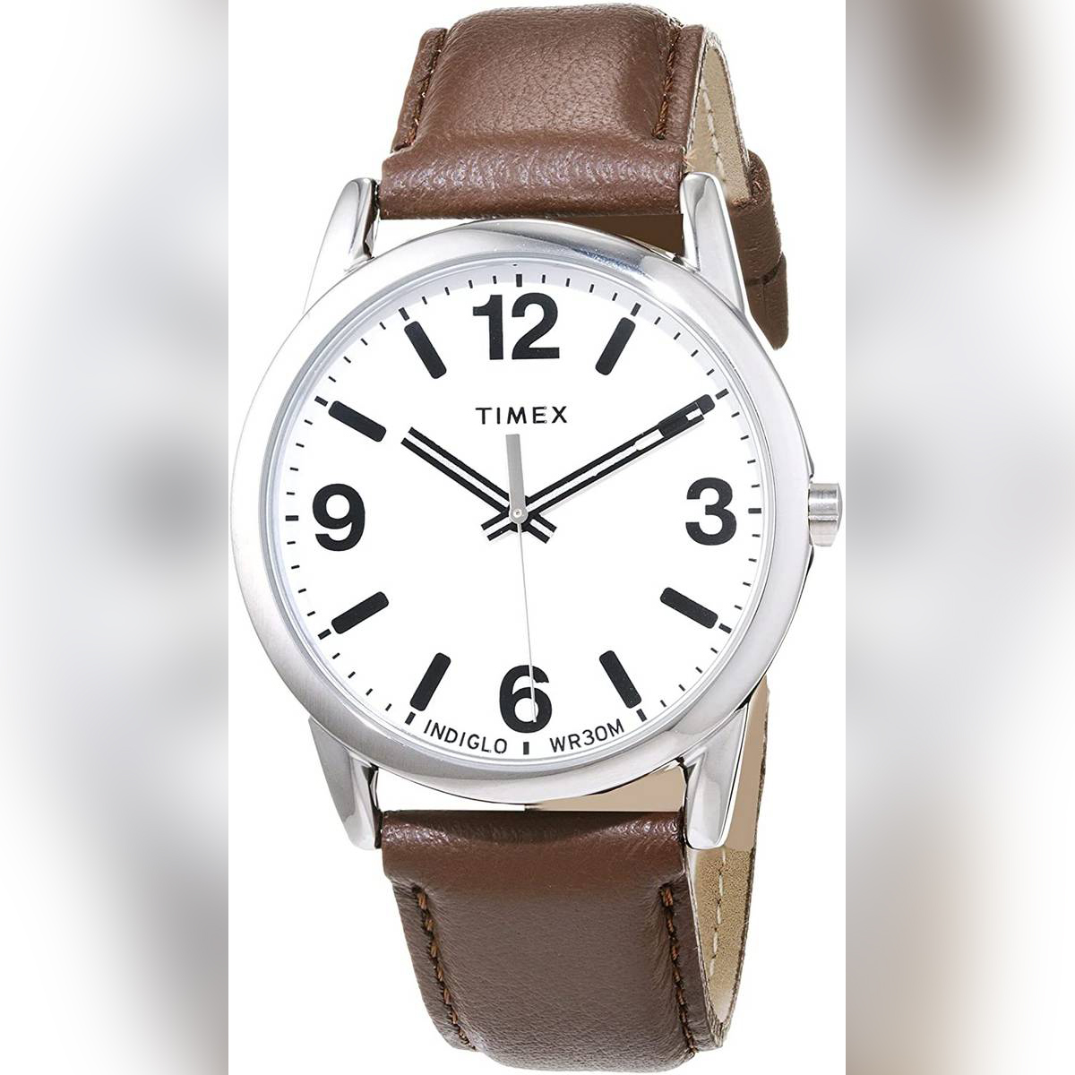 easy reader 38mm leather strap watch