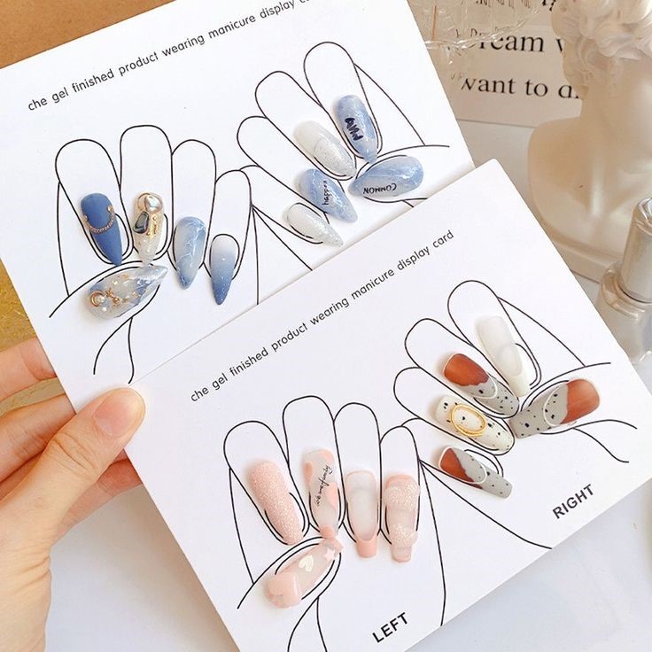 Customised Premium Quality Of Nails Display Cards