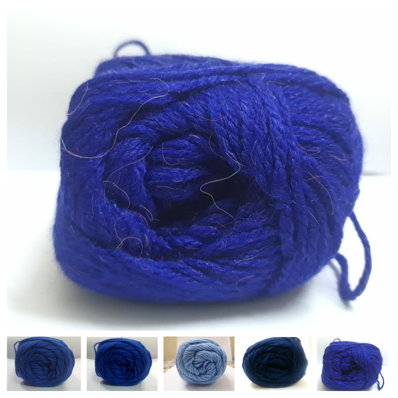 1 Pc, High Quality, Wool Ball. Sweater, Soft Wool Blue Shades